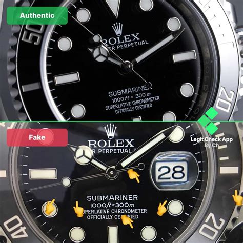 how to tell if a rolex submariner is real|how to tell genuine rolex.